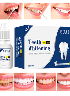 SUAI Teeth Whitening Serum Cleans Mouth Freshens Breath fres