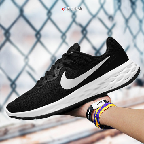 NIKE REVOLUTION 6 耐克男子低帮缓震跑步鞋 DC3728-003