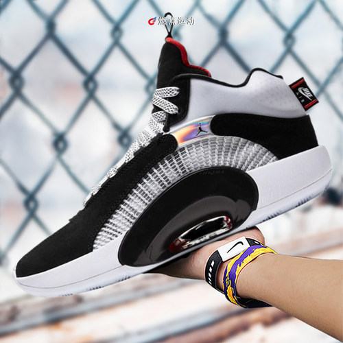 JORDAN Air Jordan XXXV GS AJ35 黑白红大童篮球鞋CQ9433-001