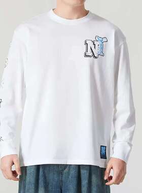 NIKE 耐克春季男子宽松舒适运动休闲百搭长袖T恤 HJ3306-100