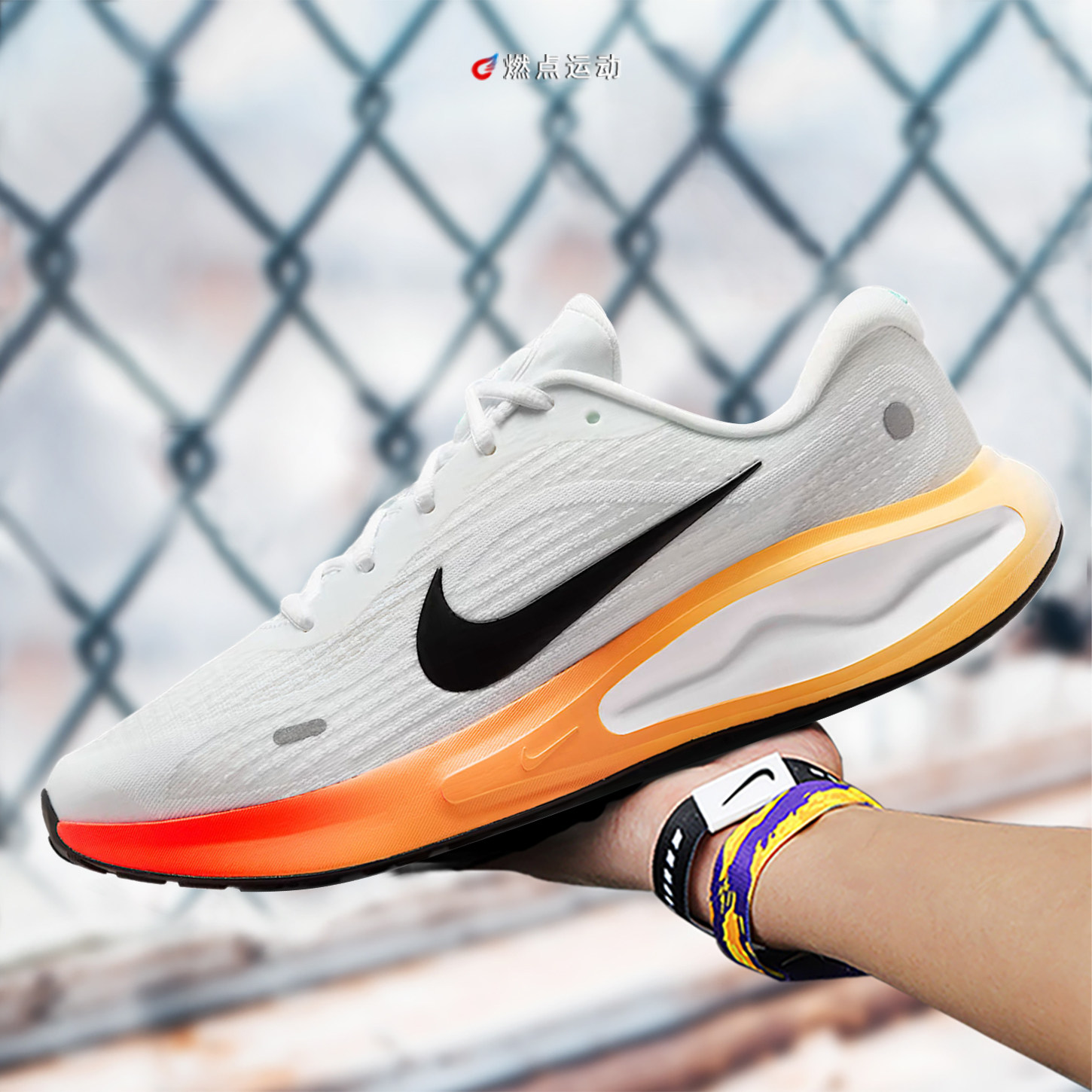耐克 NIKE JOURNEY RUN 男子耐磨训练跑步鞋 FN0228-008
