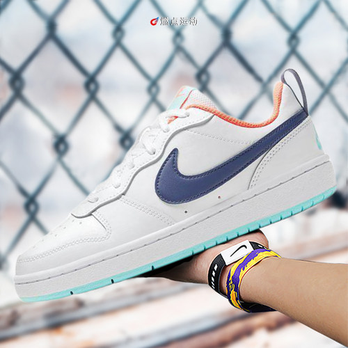 Nike/耐克 COURT BOROUGH LOW 2 (GS)大童板鞋BQ5448-112