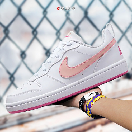 Nike/耐克 COURT BOROUGH LOW RECRAFT (GS)大童板鞋DV5456-111