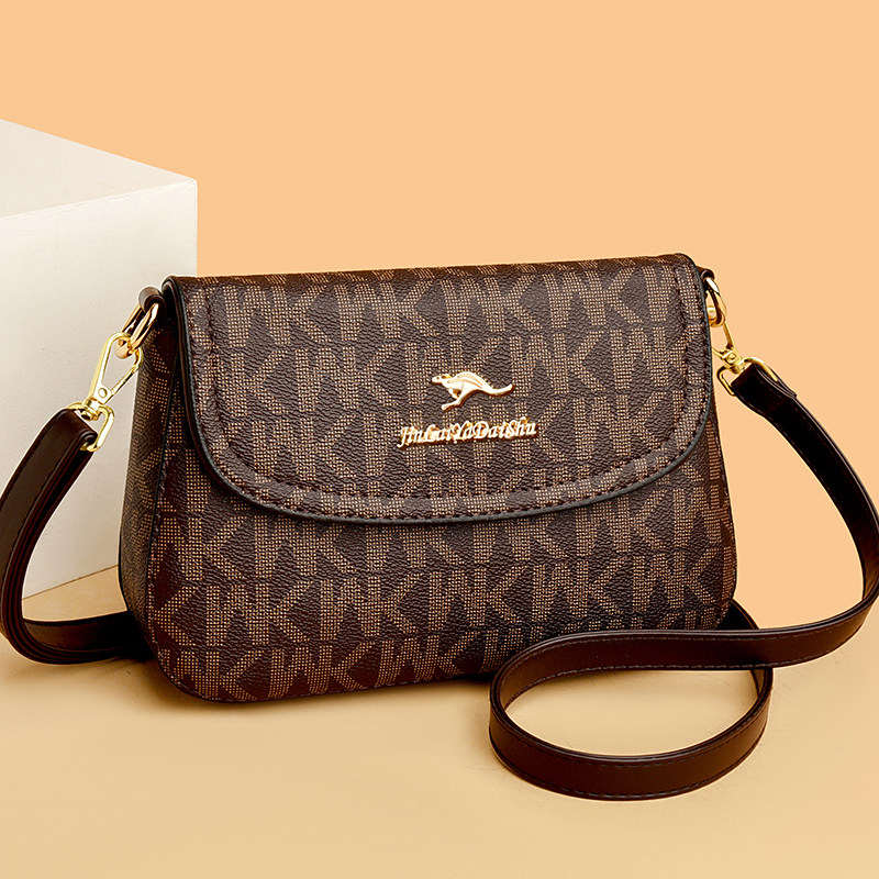 真皮复古印花小方包女2024新款软皮手机零钱包百搭单肩斜挎妈妈包,箱包皮具/热销女包/男包,通用款女包,淘宝优惠券,粉丝福利购,淘宝优惠卷