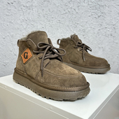 雪地靴冬季 加厚保暖东北男士 大棉鞋 系带男款 潮流百搭款 防滑马丁靴