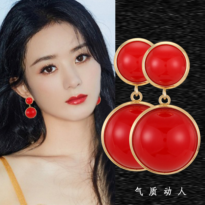2025年新款高端大气长耳环耳饰女