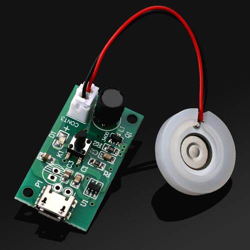 USB迷你加湿器雾化模块套装电路驱动主板PCBA喷雾器大雾量5V