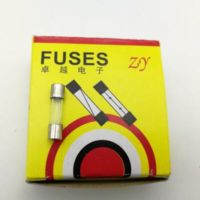 FUSES卓越电子5*20 BGXP玻璃保险丝0.25~30A5X20小保险管1盒100个