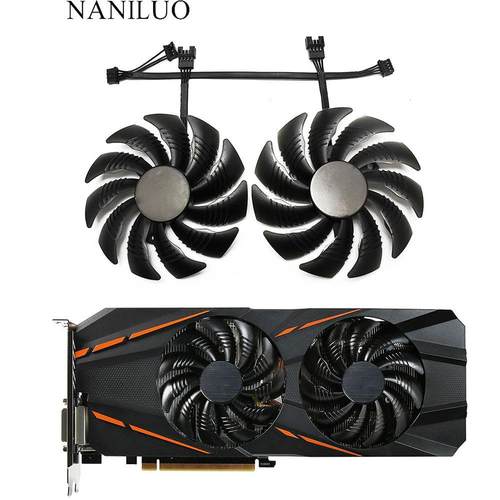 适用于技嘉RTX2060GTX1650 1660/1660Ti显卡散热风扇T129215SU