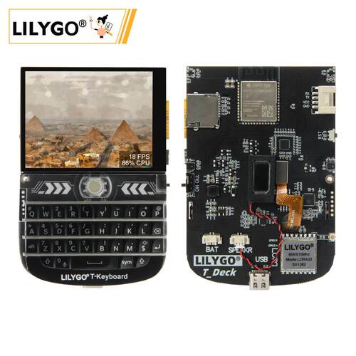® T-Deck ESP32-S3 LoRa模块2.8英寸触摸屏WiFi蓝牙开发板