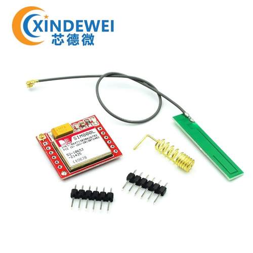 SIM800L模块 GPRS 转接板 GSM microSIM卡 Core board 外贸版天线