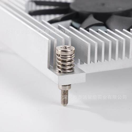 厂家直供电脑工控主机一体机CPU散热器 鋁合金1U散热风扇