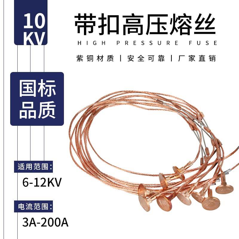 10KV高压熔丝 RW PRWG1 PRWG2跌落式开关6-12kv保险丝 国标带扣图片