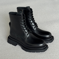 VIPlander2025新款商务休闲皮靴轻质耐磨真皮马丁靴男冬季153004