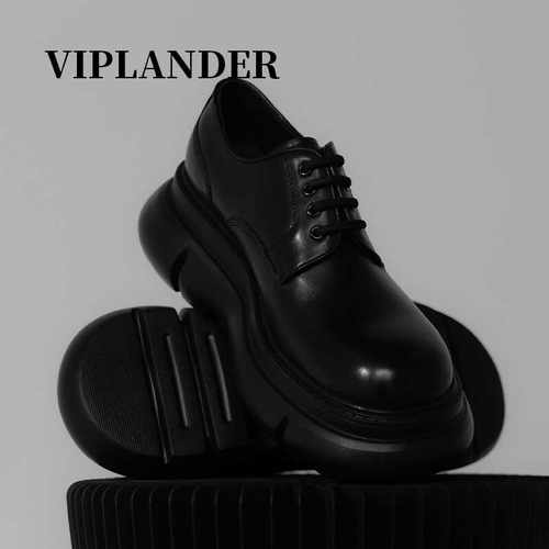 viplander通勤轻质厚底德比鞋
