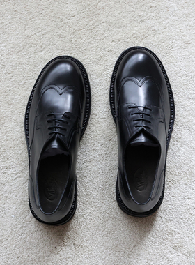 viplander德比鞋男商务休闲增高皮鞋真皮轻质新郎鞋男鞋130604