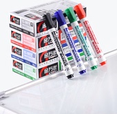 金万年白板笔可擦笔可加墨水培训教师用粗头黑色红色蓝色笔