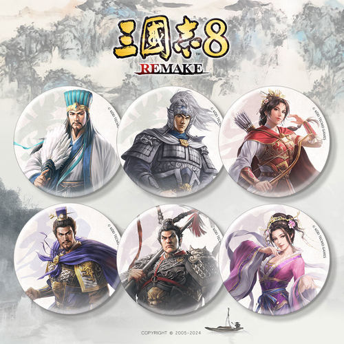 三国志8吧唧冰箱贴图案清晰