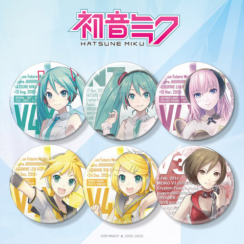 初音未来吧唧冰箱贴图案清晰