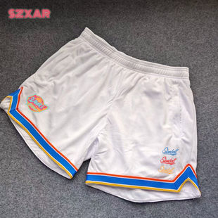 双层网眼拉链五分裤 短裤 专业篮球男子速干透气 美式 SLAMBALL夏季