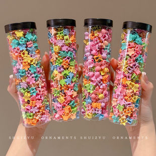 儿童彩色刘海碎发小抓夹神器女童宝宝迷你发夹公主头小号夹子头饰