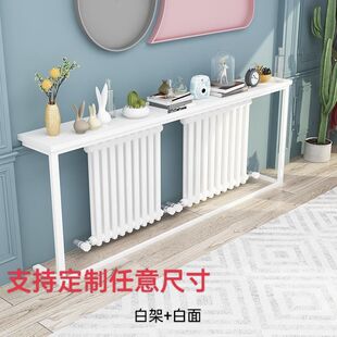 靠墙窄架子暖气长条床头背靠收纳柜床尾沙发后置物架床边窄夹缝柜