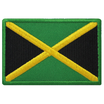 刺绣魔术贴个性贴标迷彩作训服臂章牙买加国旗定制背包贴包邮