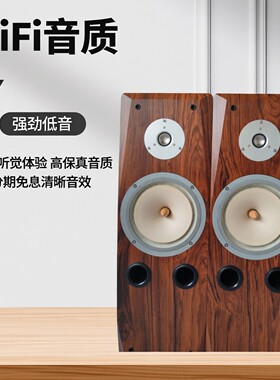 高品质8寸2分频落地式Hifi音箱发烧级震撼TDD8新升级音质体验臻选