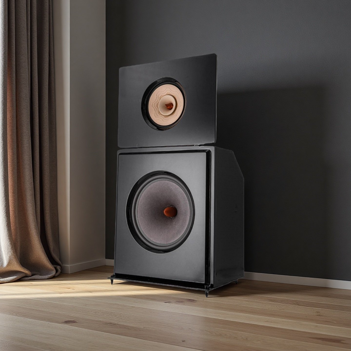 障板8寸2分频落地式Hifi音箱发烧级升级音质臻选震撼低音热销推荐