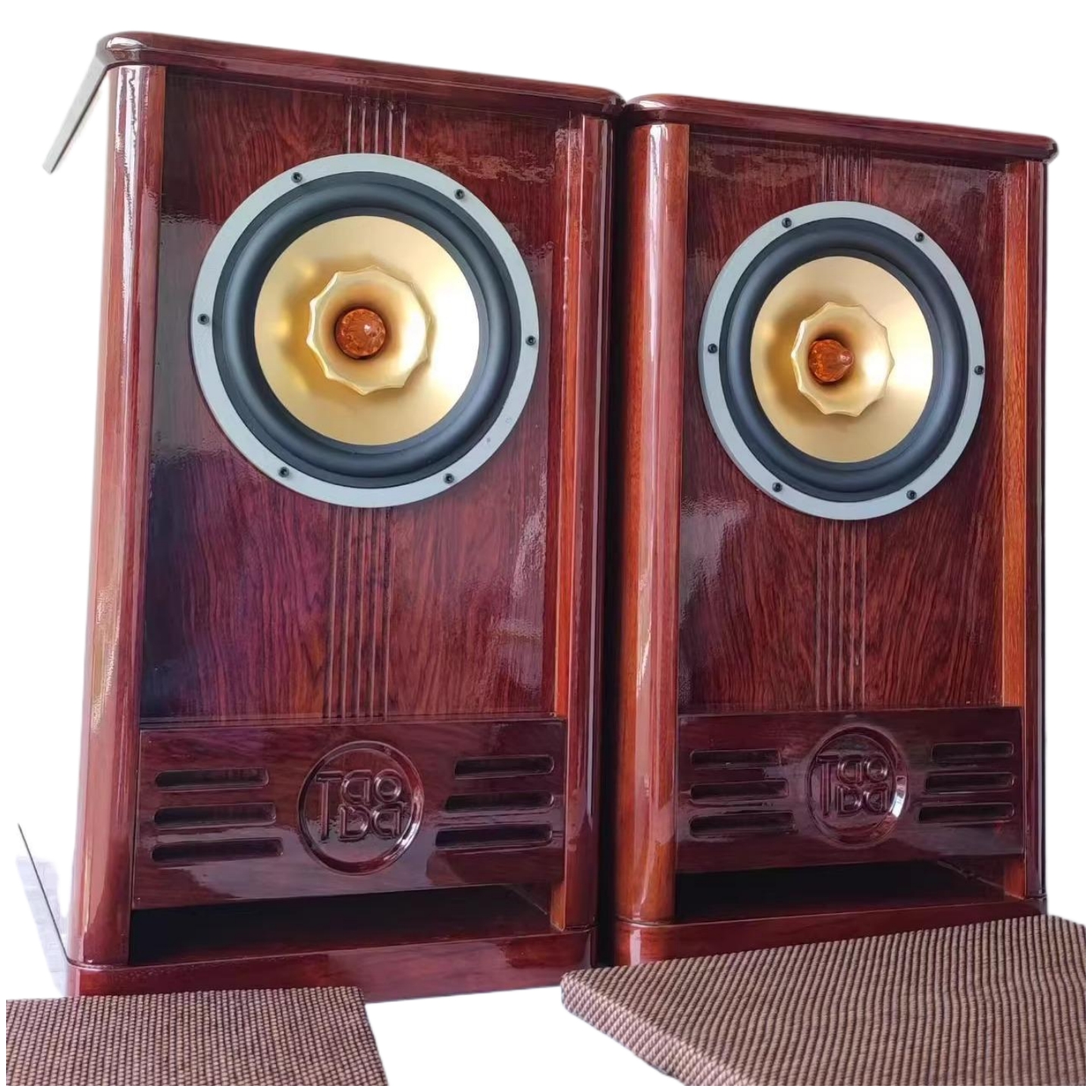 丽颂书架式6.5寸8耐用木Hifi音箱