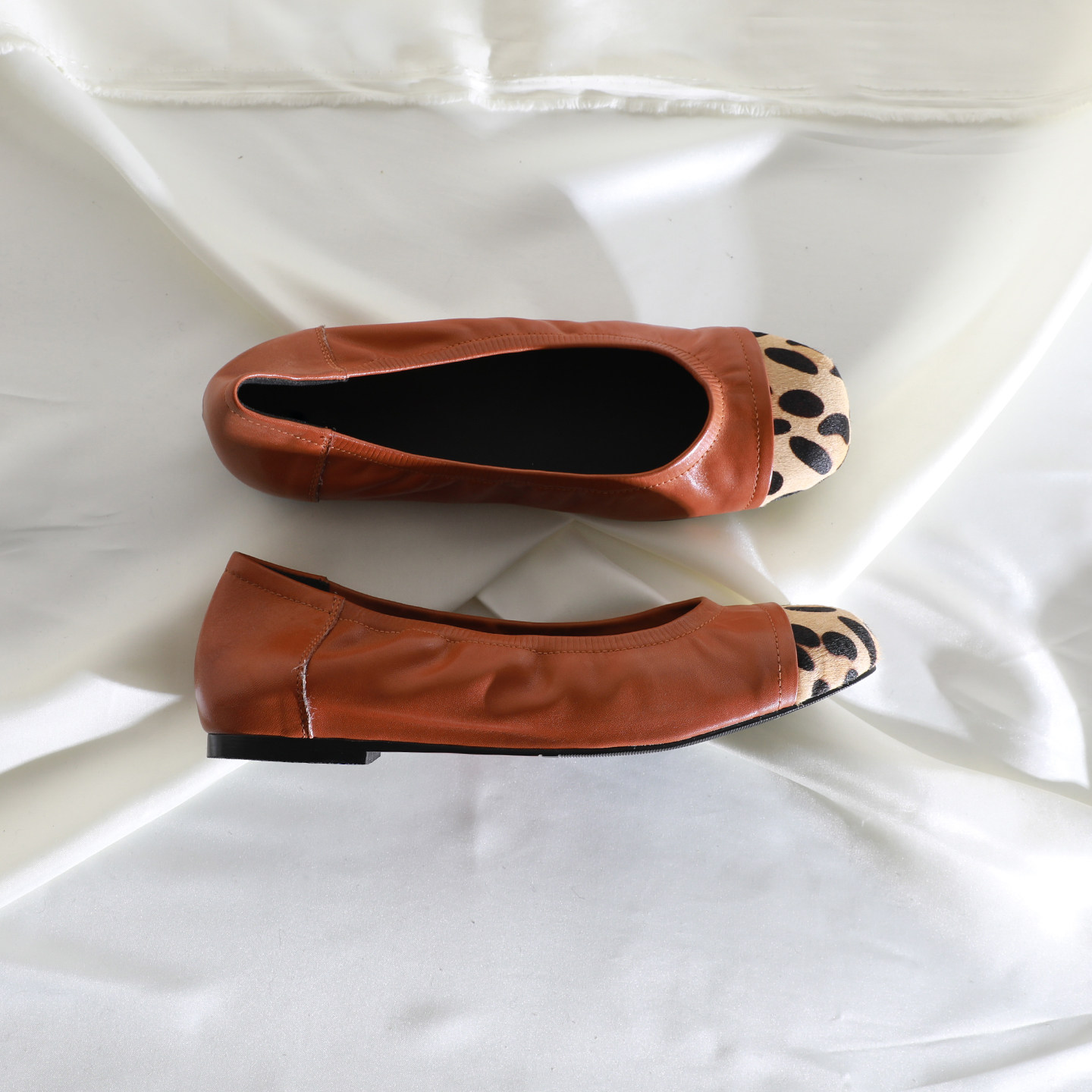 莲花府邸2026春季韩版圆头浅口鞋一脚蹬单鞋舒适百搭内增高牛皮女,女鞋,浅口单鞋,淘宝优惠券,粉丝福利购,淘宝优惠卷