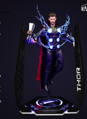 toys-box12寸兵人1/6ht雷神地台uv紫外线反射带灯复联复仇者现货