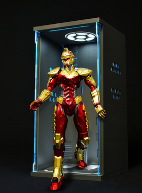 玩具盒子 TOYS-BOX 1/6 格纳库4.0 全封闭防尘 适用于ht钢铁侠