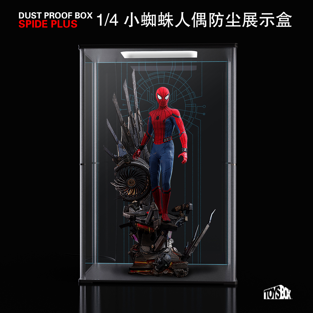 hottoys1/4展示盒蜘蛛侠