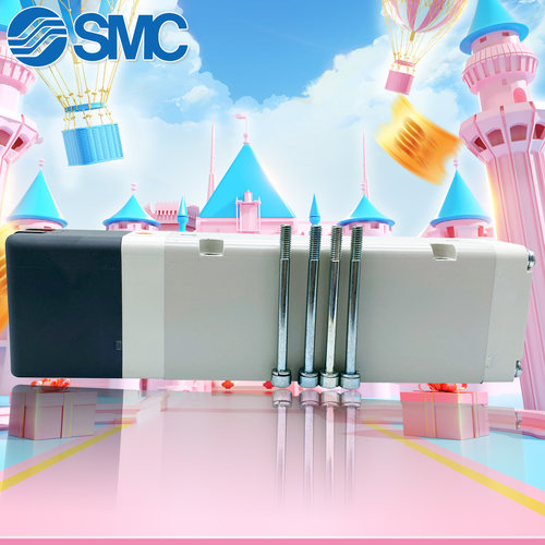 SMC先导式4、5通电磁阀VQ5101-51/VQ5151-5GB1-04/VQ5251-5G1-04