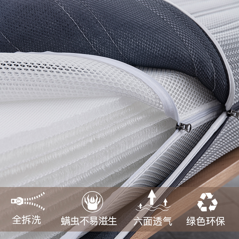 商场同款纯3d空气纤维可拆洗德国进口环保透气456D丝床垫席梦思