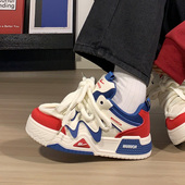 运动小众板鞋 原创小白鞋 男女 女厚底网红爆款 回力多巴胺情侣面包鞋