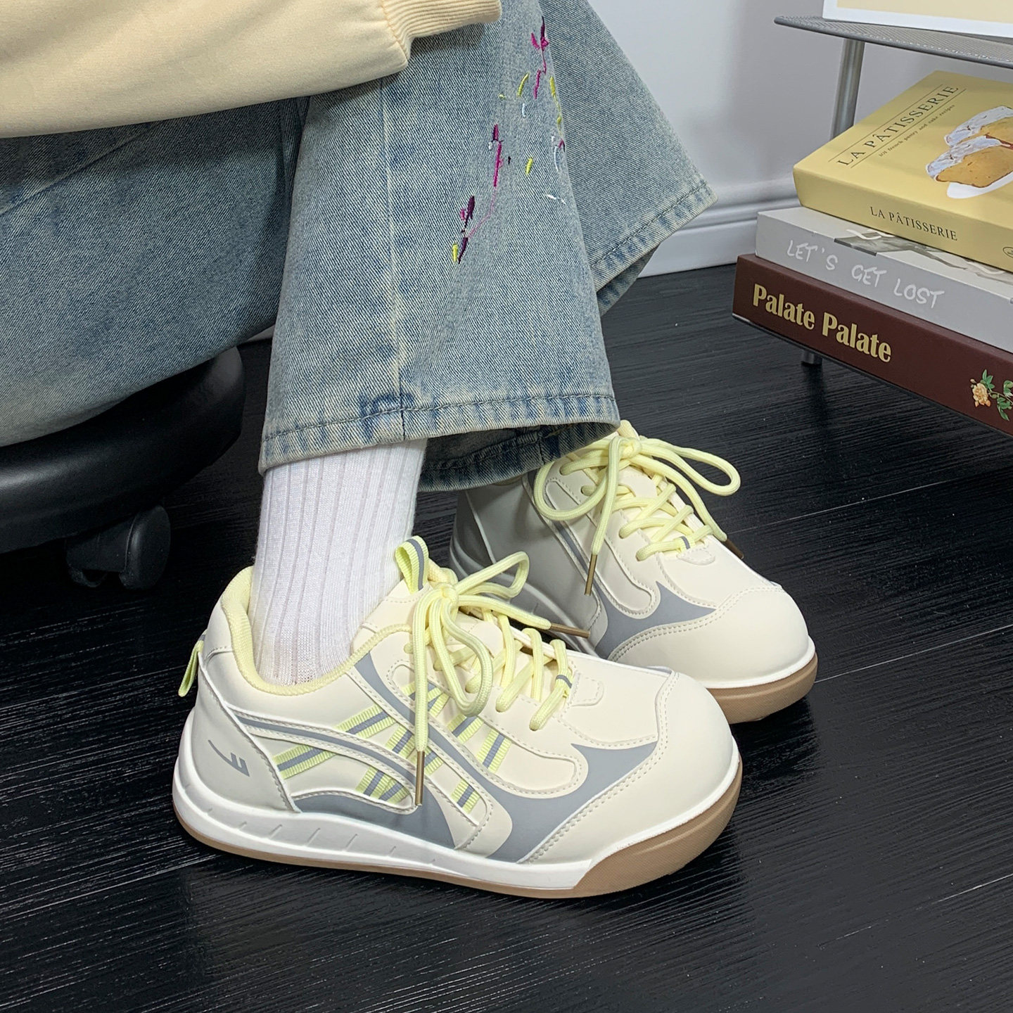 回力春季新款德训鞋女小众原创百搭2026网红爆款休闲运动小白鞋女,女鞋,德训鞋,淘宝优惠券,粉丝福利购,淘宝优惠卷