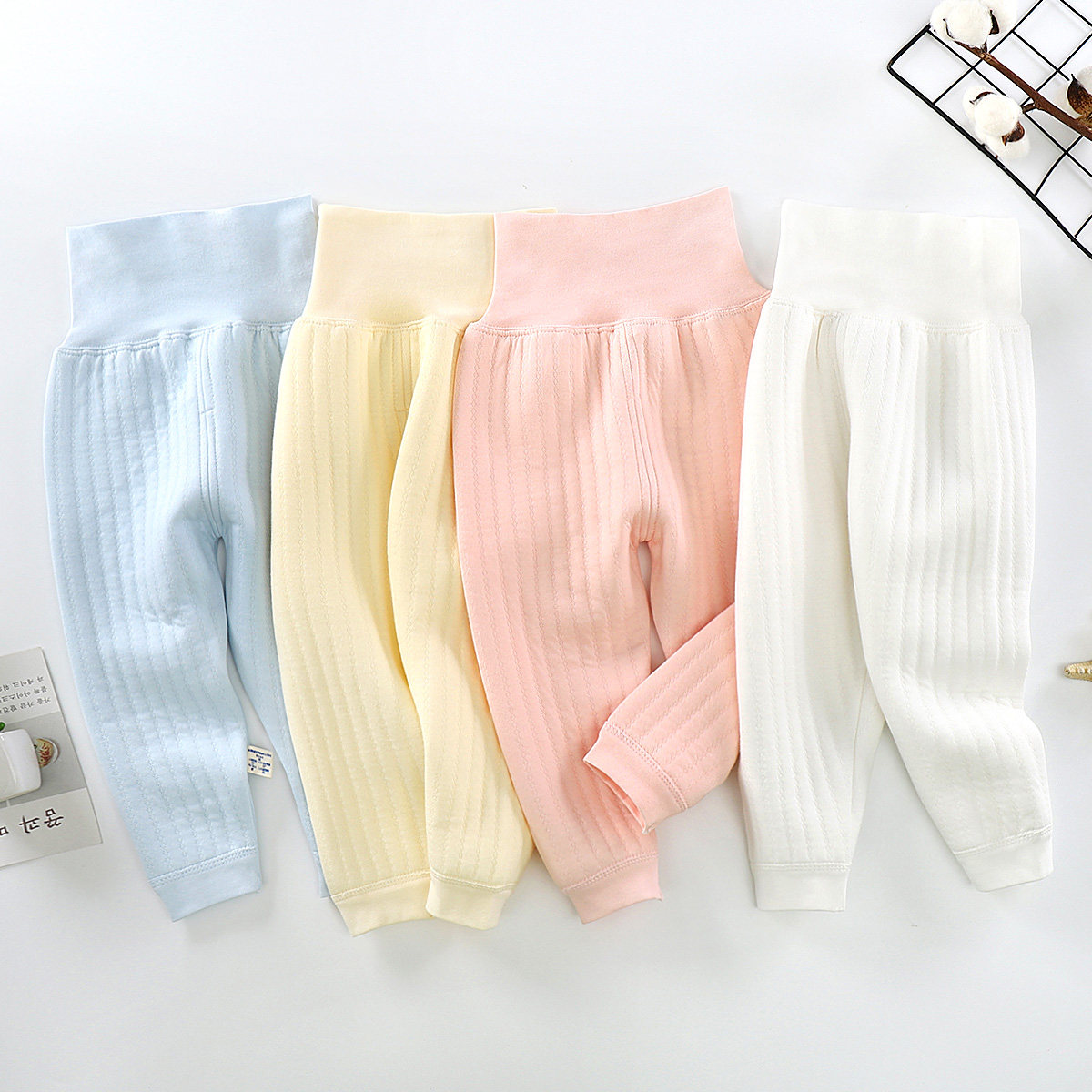 宝宝裤子秋冬季加厚新生儿童高腰护肚裤夹棉保暖婴儿加棉打底裤子,童装/婴儿装/亲子装,保暖裤,淘宝优惠券,粉丝福利购,淘宝优惠卷