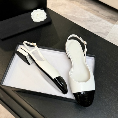 夏季新款真皮拼色玛丽珍凉鞋女