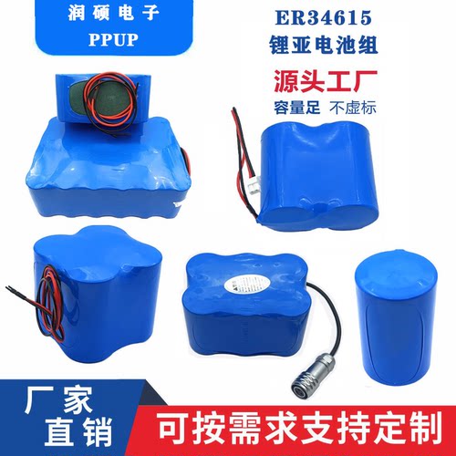 ER34615超声波液位计电燃气表流量计量表物联网定位器19A电池组