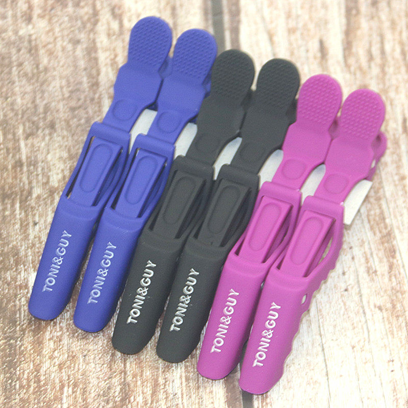 磨砂鳄鱼夹发廊剪发定位分区夹鸭嘴夹盘发夹美发工具长嘴夹子包邮