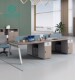 职员办公桌椅组合简约现代4 6人位屏风工位卡座员工办公室电脑桌