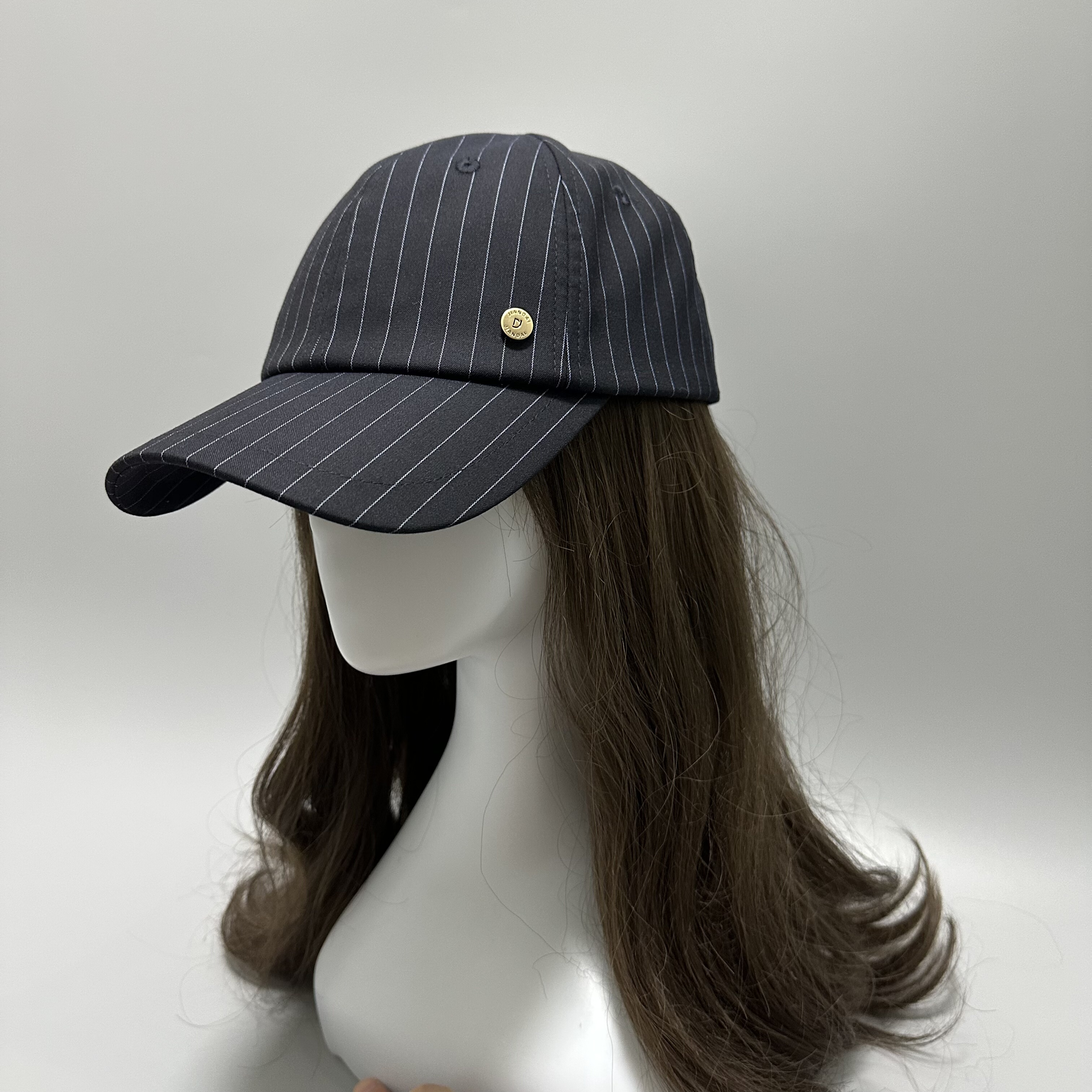 2025秋冬新款韩版条纹舒适软顶棒球帽男女时尚个性百搭复古鸭舌帽