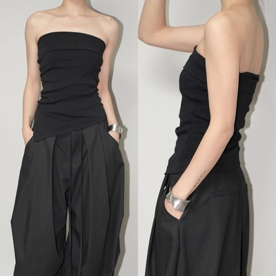 AIRROOM不费力时髦显瘦针织抹胸