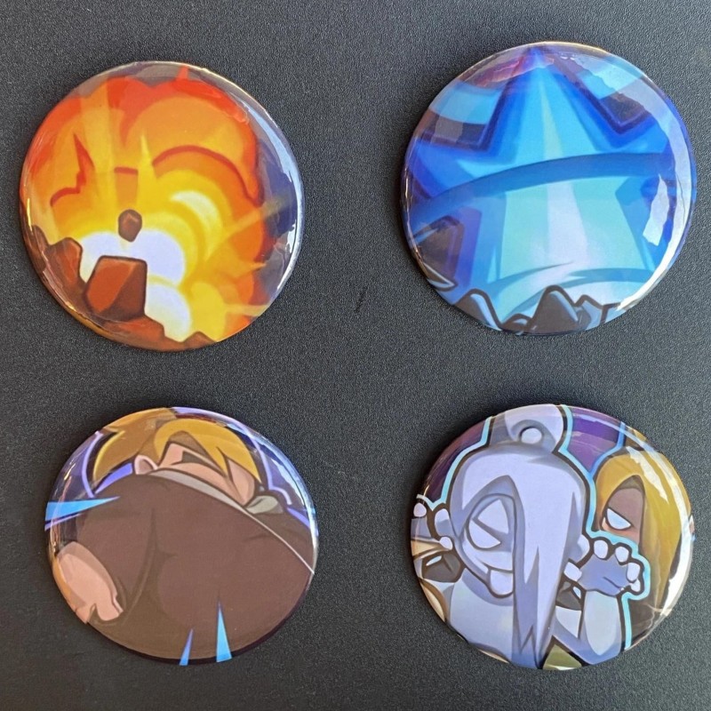 迪达拉起爆粘土胸针别针