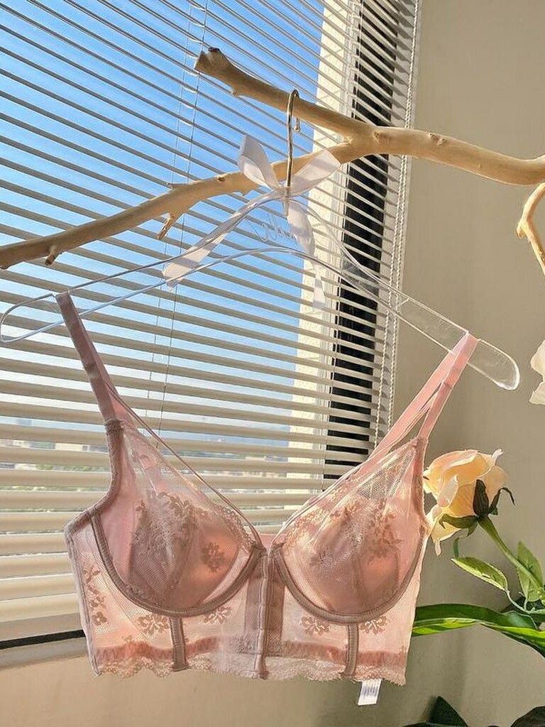 性感前扣内衣女夏季薄款兔耳朵杯新款2022爆款显瘦显胸小上托文胸
