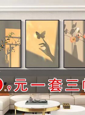 客厅现代不可以漂亮装饰画