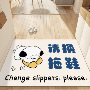 区防滑 门口地垫pvc普通皮革入户门外免洗耐脏进门垫子家用换鞋