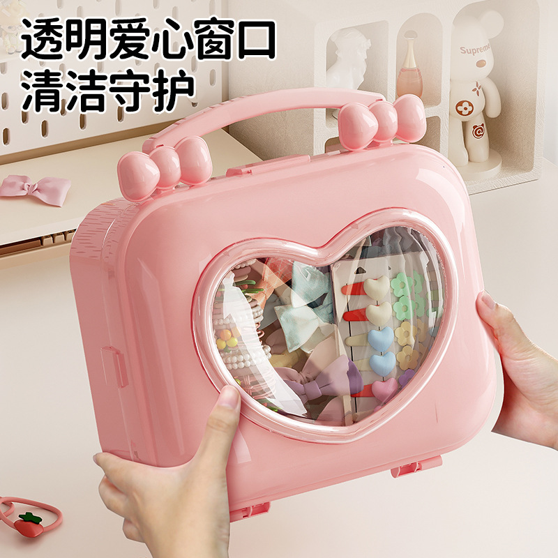 儿童发饰收纳盒多功能旅行手提